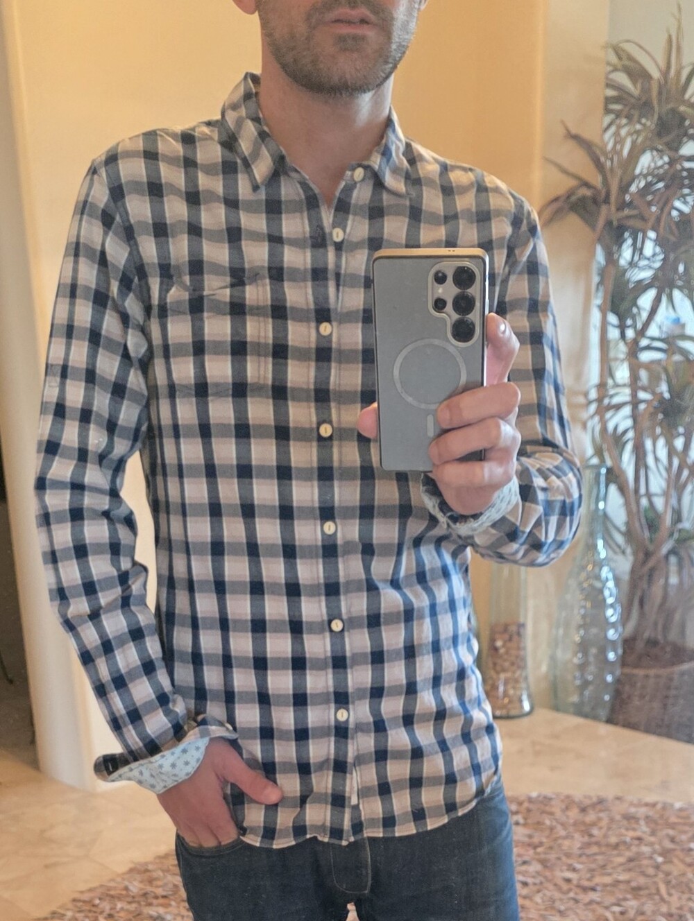 Scotch & Soda Men's Long Sleeve Button Down